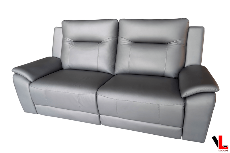 Pending - Levoluxe Avante 81" Jaxxon Steel Power Reclining 2 Seater Sofa