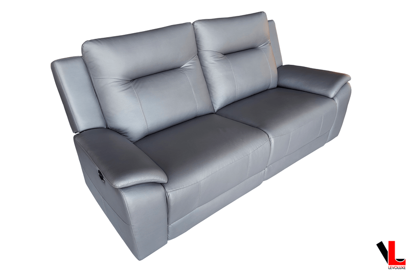 Pending - Levoluxe Avante 81" Jaxxon Steel Power Reclining 2 Seater Sofa