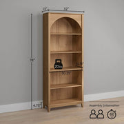 Pending - Modubox Bookcase Ark 78" Arched Bookcase - Available in 2 Colours