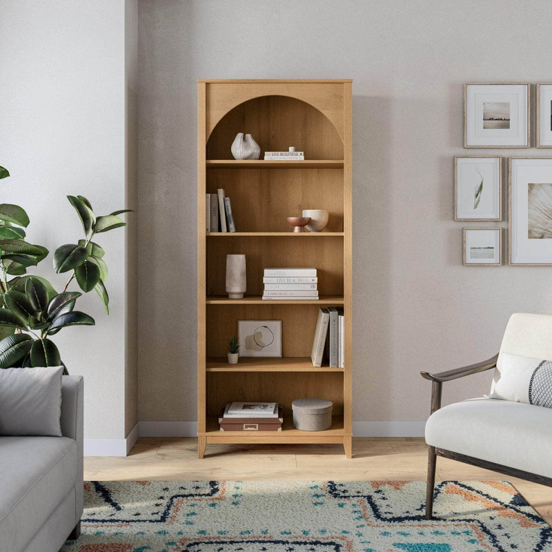 Pending - Modubox Bookcase Ark 78" Arched Bookcase - Available in 2 Colours
