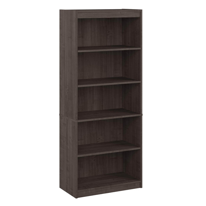 Pending - Modubox Bookcase Medium Grey Maple Universel 30W Standard 5 Shelf Bookcase - Available in 4 Colours