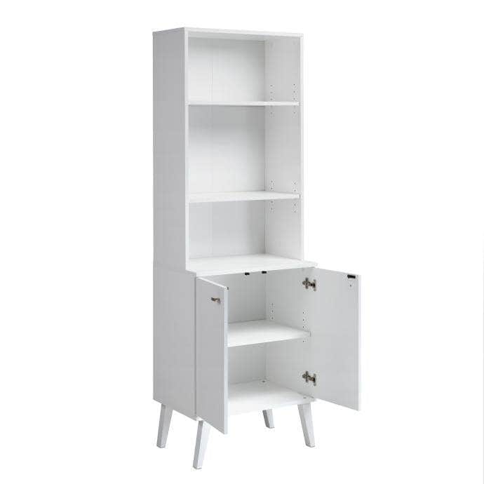 Pending - Modubox Bookcase Milo Mid-Century Modern Tall Bookcase with Adjustable Shelves - Available in 3 Colours