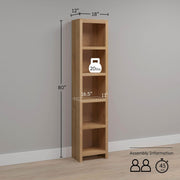 Pending - Modubox Bookcase Moda 80" Bookcase - Available in 3 Colours
