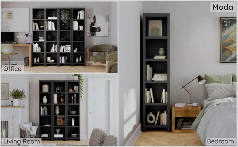 Pending - Modubox Bookcase Moda 80" Bookcase - Available in 3 Colours