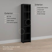 Pending - Modubox Bookcase Moda 80" Bookcase - Available in 3 Colours