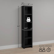 Pending - Modubox Bookcase Moda 80" Bookcase - Available in 3 Colours