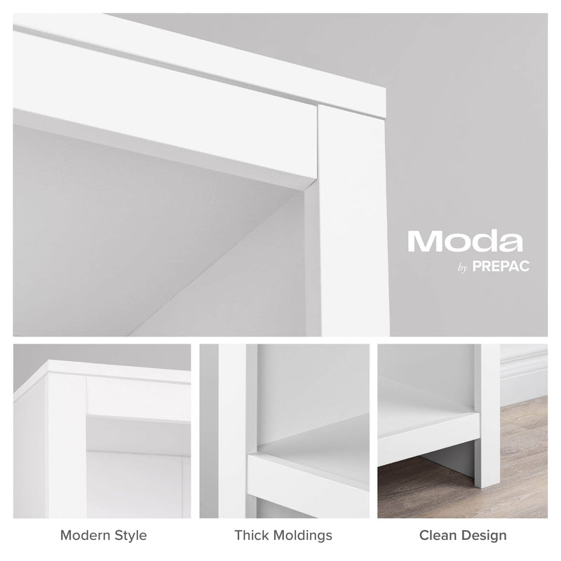 Pending - Modubox Bookcase Moda 80" Bookcase - Available in 3 Colours