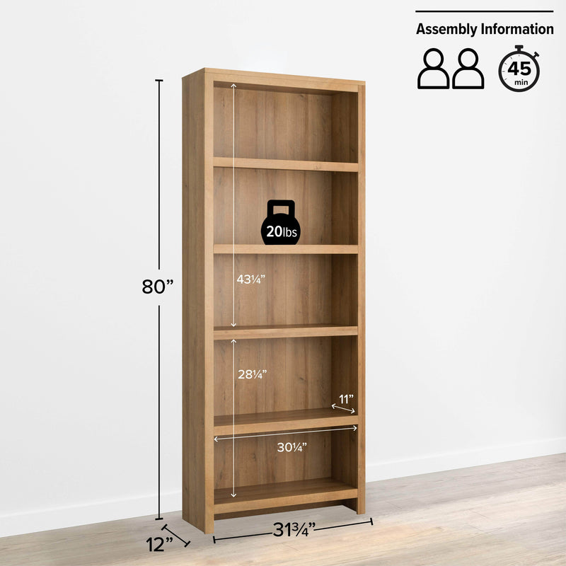 Pending - Modubox Bookcase Moda 80" Bookcase - Available in 3 Colours