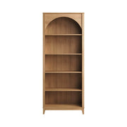 Pending - Modubox Bookcase Natural Oak Ark 78" Arched Bookcase - Available in 2 Colours
