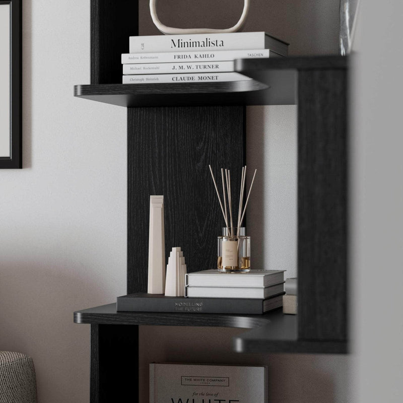 Pending - Modubox Bookcase Nordik 71.5" L-Shaped Corner Bookcase - Available in 3 Colours