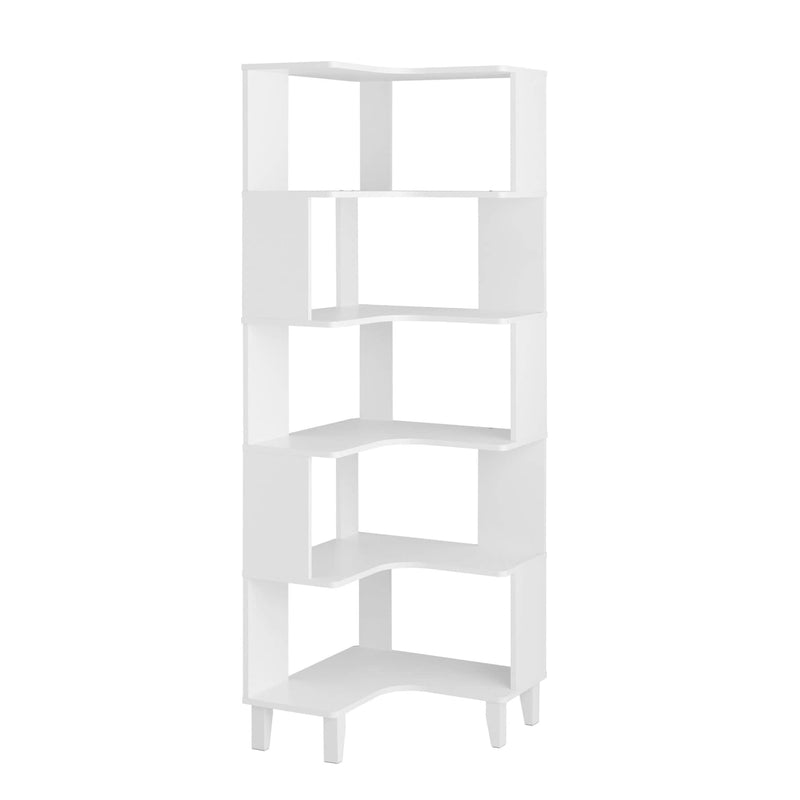 Pending - Modubox Bookcase Nordik 71.5" L-Shaped Corner Bookcase - Available in 3 Colours