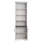Pending - Modubox Bookcase Rustic Ridge 79.75" Bookcase in Washed White