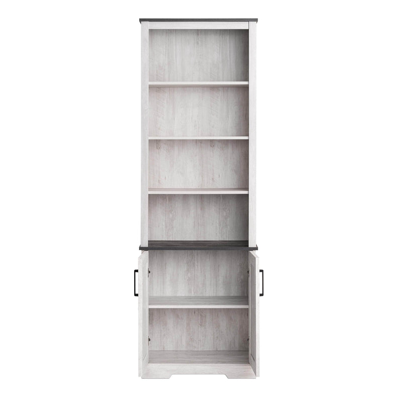Pending - Modubox Bookcase Rustic Ridge 79.75" Bookcase in Washed White