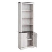 Pending - Modubox Bookcase Rustic Ridge 79.75" Bookcase in Washed White