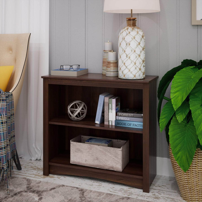 Pending - Modubox Bookcase Sonoma 29" 2-Shelf Bookcase - Available in 2 Colours