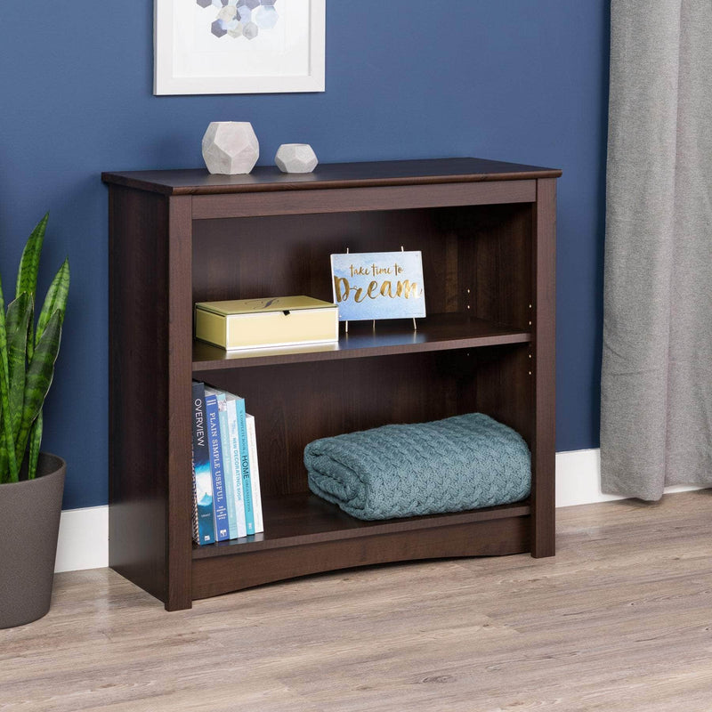 Pending - Modubox Bookcase Sonoma 29" 2-Shelf Bookcase - Available in 2 Colours