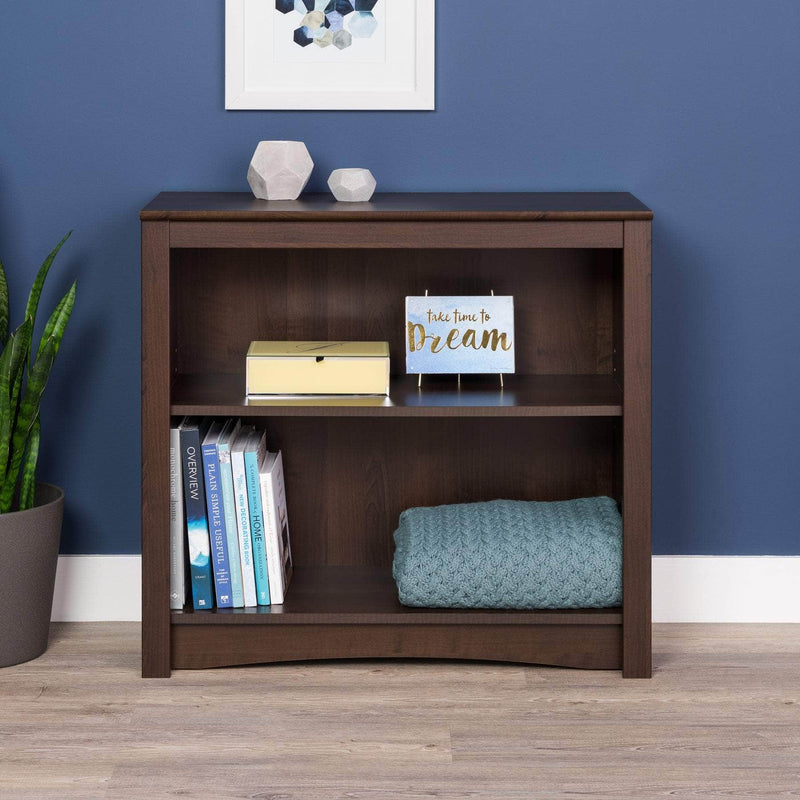 Pending - Modubox Bookcase Sonoma 29" 2-Shelf Bookcase - Available in 2 Colours