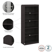 Pending - Modubox Bookcase Universel 30W Standard 5 Shelf Bookcase - Available in 4 Colours