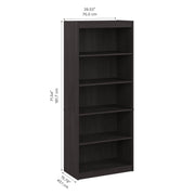 Pending - Modubox Bookcase Universel 30W Standard 5 Shelf Bookcase - Available in 4 Colours