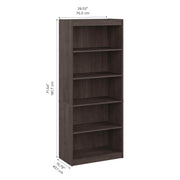 Pending - Modubox Bookcase Universel 30W Standard 5 Shelf Bookcase - Available in 4 Colours