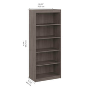 Pending - Modubox Bookcase Universel 30W Standard 5 Shelf Bookcase - Available in 4 Colours