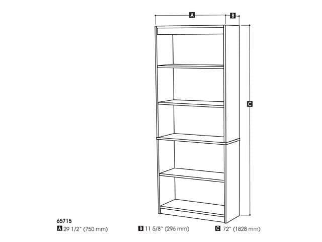 Pending - Modubox Bookcase Universel 30W Standard Bookcase - Available in 2 Colours