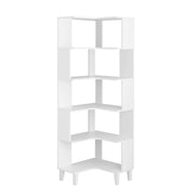 Pending - Modubox Bookcase White Nordik 71.5" L-Shaped Corner Bookcase - Available in 3 Colours