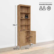 Pending - Modubox Bookcase Yaletown 79.5" Bookcase - Available in 2 Colours