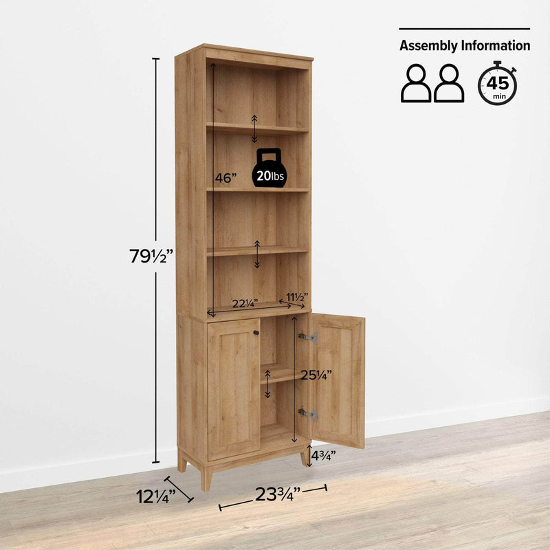 Pending - Modubox Bookcase Yaletown 79.5" Bookcase - Available in 2 Colours