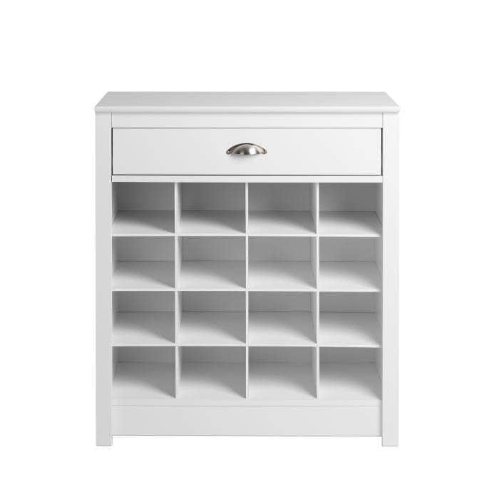 Pending - Modubox Cabinet White Entryway Shoe Storage Cabinet with 16 Cubbies - Available in 2 Colours
