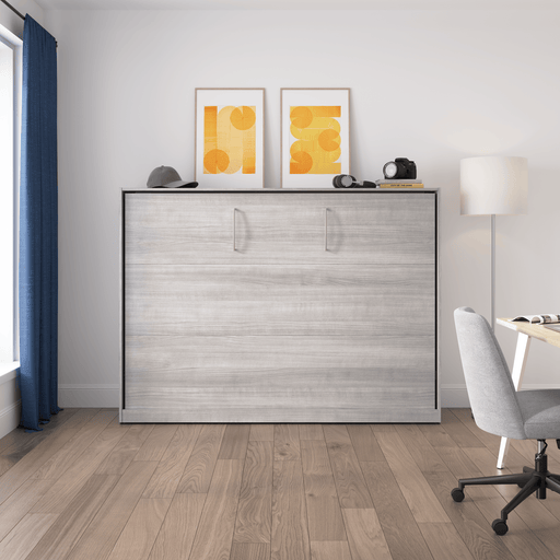 Pending - Modubox Claremont 80"W Full Horizontal Murphy Bed - Available in 2 Colours