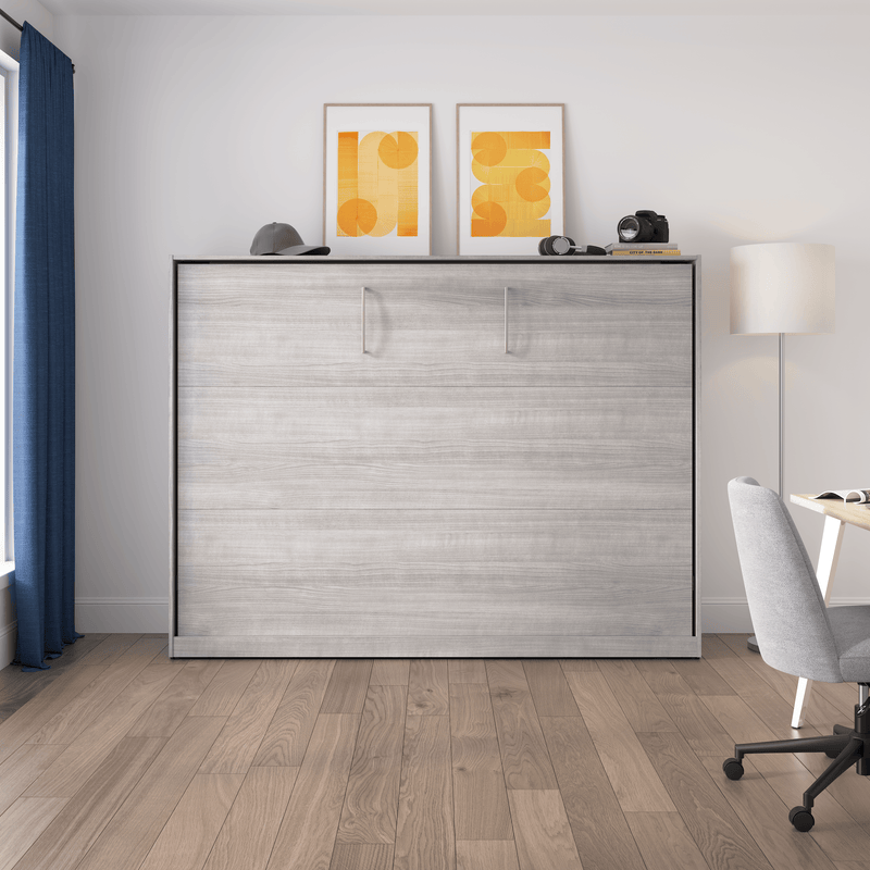 Pending - Modubox Claremont 85"W Queen Horizontal Murphy Bed - Available in 2 Colours