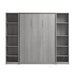 Pending - Modubox Claremont Full Murphy Bed with Closet Organizers (99W) - Available in 3 Colours