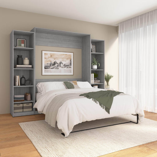 Pending - Modubox Claremont Queen Murphy Bed with Closet Organizers (105W) - Available in 3 Colours