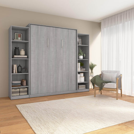 Pending - Modubox Claremont Queen Murphy Bed with Closet Organizers (105W) - Available in 3 Colours