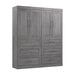 Pending - Modubox Closet Organizer Bark Grey Pur 72W Closet Organization System with Drawers - Available in 5 Colours