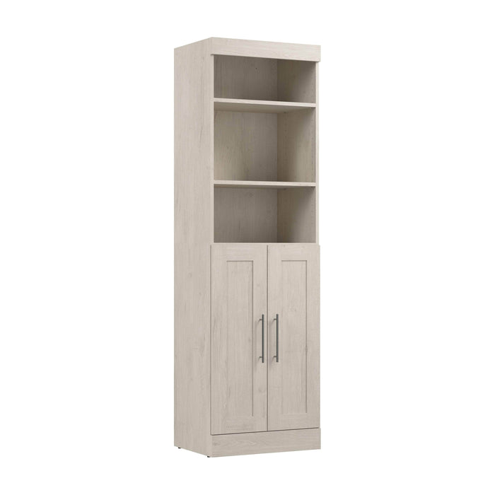 Pending - Modubox Closet Organizer Linen White Oak Pur 25W Closet Organizer with Doors - Available in 7 Colours