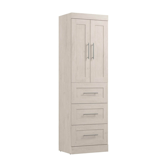 Pending - Modubox Closet Organizer Linen White Oak Pur 25W Wardrobe with Drawers - Available in 7 Colours