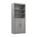 Pending - Modubox Closet Organizer Platinum Grey Pur 36W Closet Organizer with Doors - Available in 5 Colours