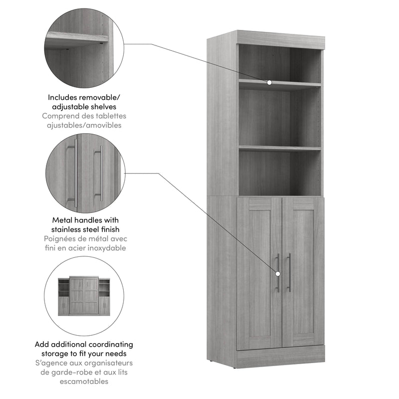 Pending - Modubox Closet Organizer Pur 25W Closet Organizer with Doors - Available in 7 Colours