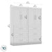 Pending - Modubox Closet Organizer Pur 72W Closet Organization System with Drawers - Available in 5 Colours