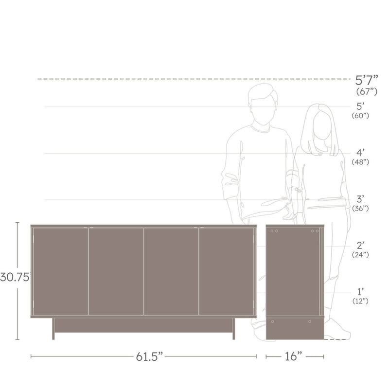 Pending - Modubox Console Finnley 61.5" Console - Available in 2 Colours