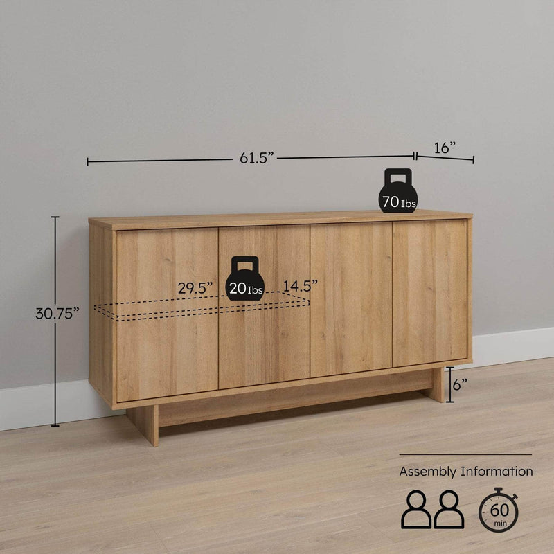 Pending - Modubox Console Finnley 61.5" Console - Available in 2 Colours