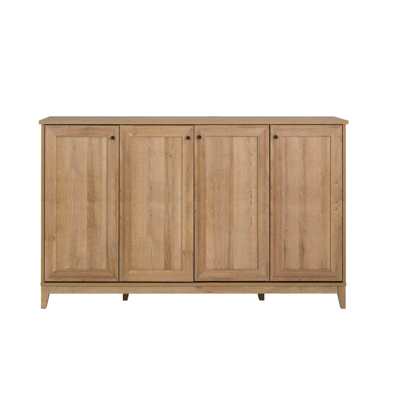 Pending - Modubox Console Oak Yaletown 60" 4-Door Console - Available in 2 Colours