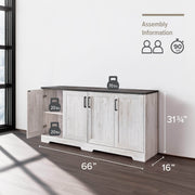 Pending - Modubox Console Rustic Ridge 66" 4-Door Console