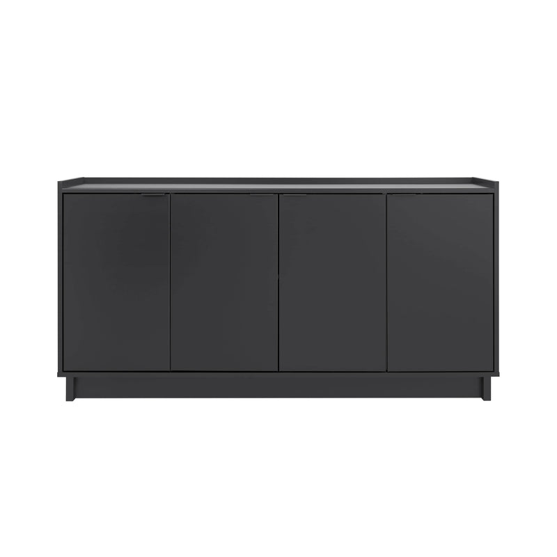 Pending - Modubox Console Table Black Simply Modern 4-Door Console - Available in 3 Colours