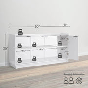 Pending - Modubox Console Table Simply Modern 4-Door Console - Available in 3 Colours