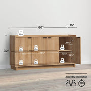 Pending - Modubox Console Table Simply Modern 4-Door Console - Available in 3 Colours