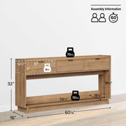 Pending - Modubox Console Table Simply Modern 60.25" Console - Available in 3 Colours