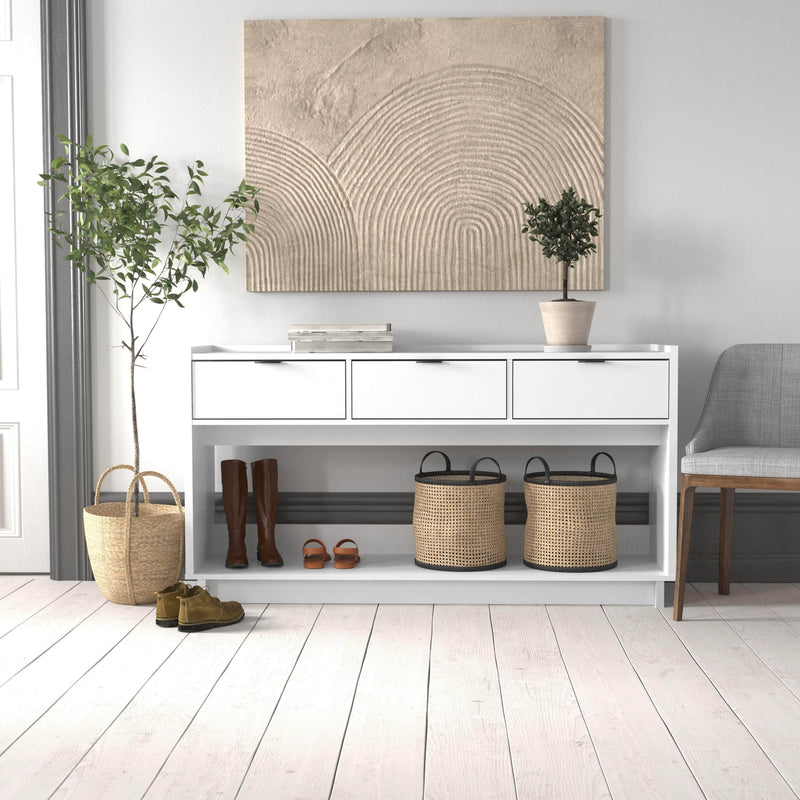 Pending - Modubox Console Table White Simply Modern 60.25" Console - Available in 3 Colours